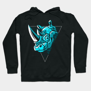 Cyber Rhino Punk Hoodie